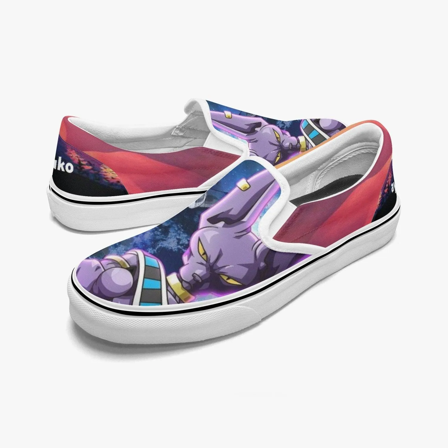 Dragon Ball Z Beerus Slip Ons Anime Shoes