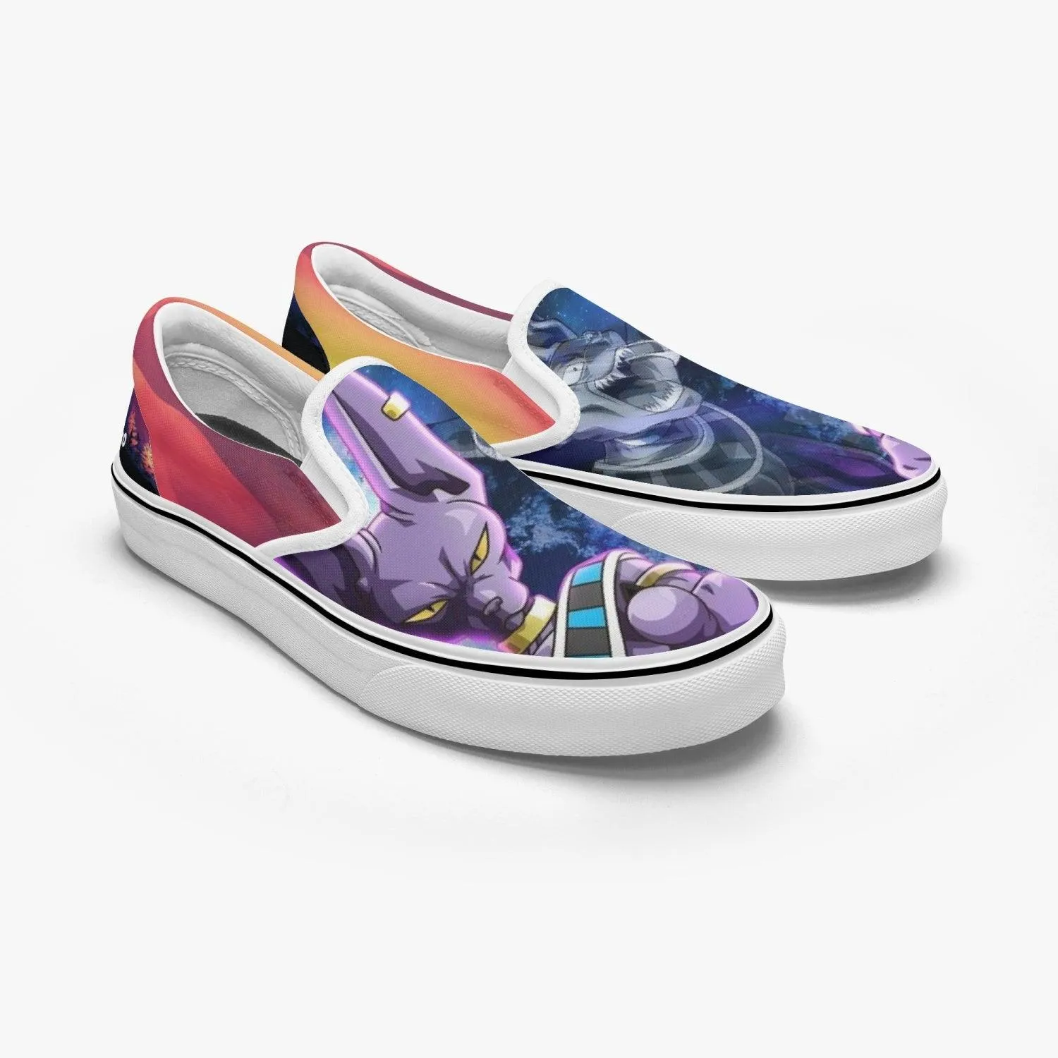 Dragon Ball Z Beerus Slip Ons Anime Shoes