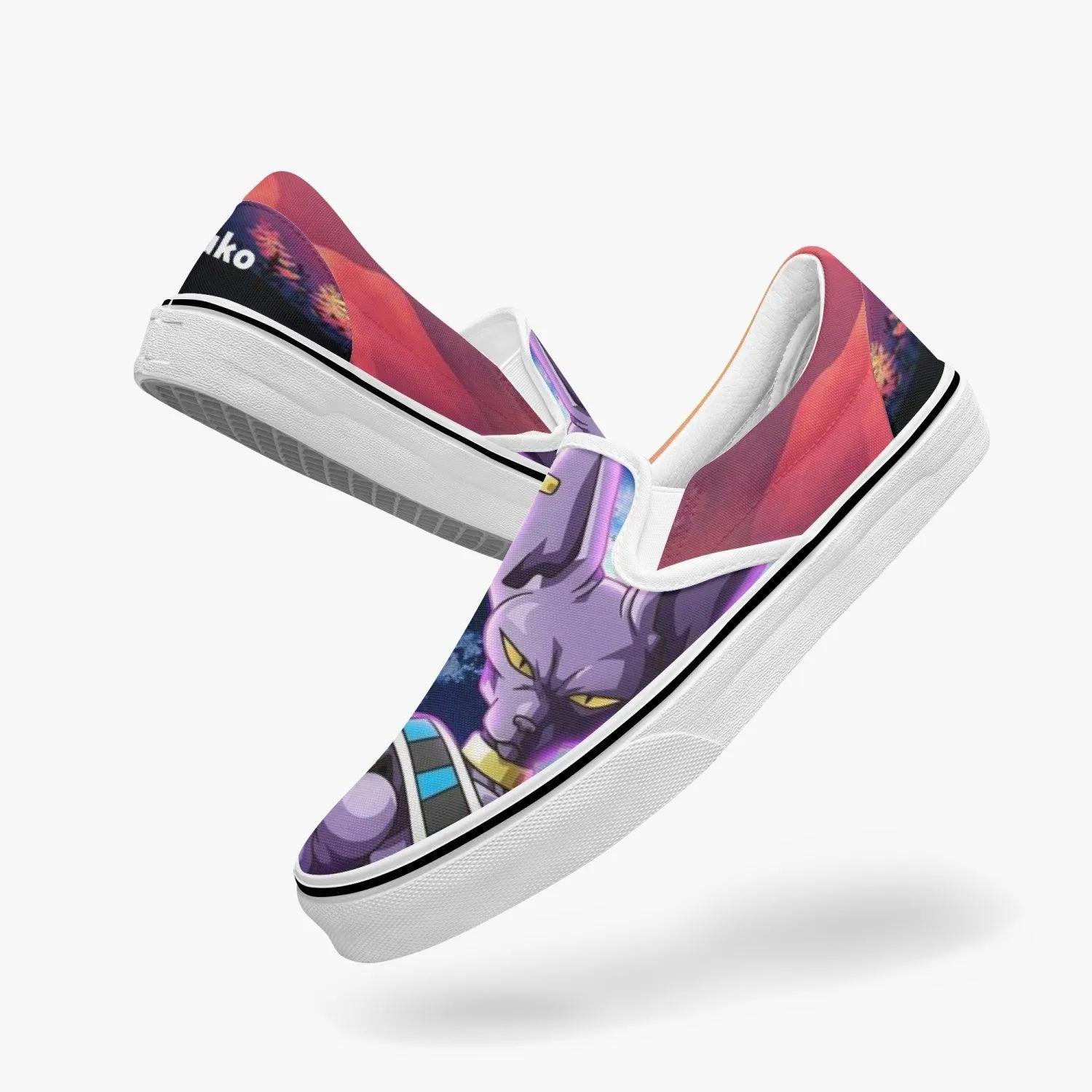 Dragon Ball Z Beerus Slip Ons Anime Shoes
