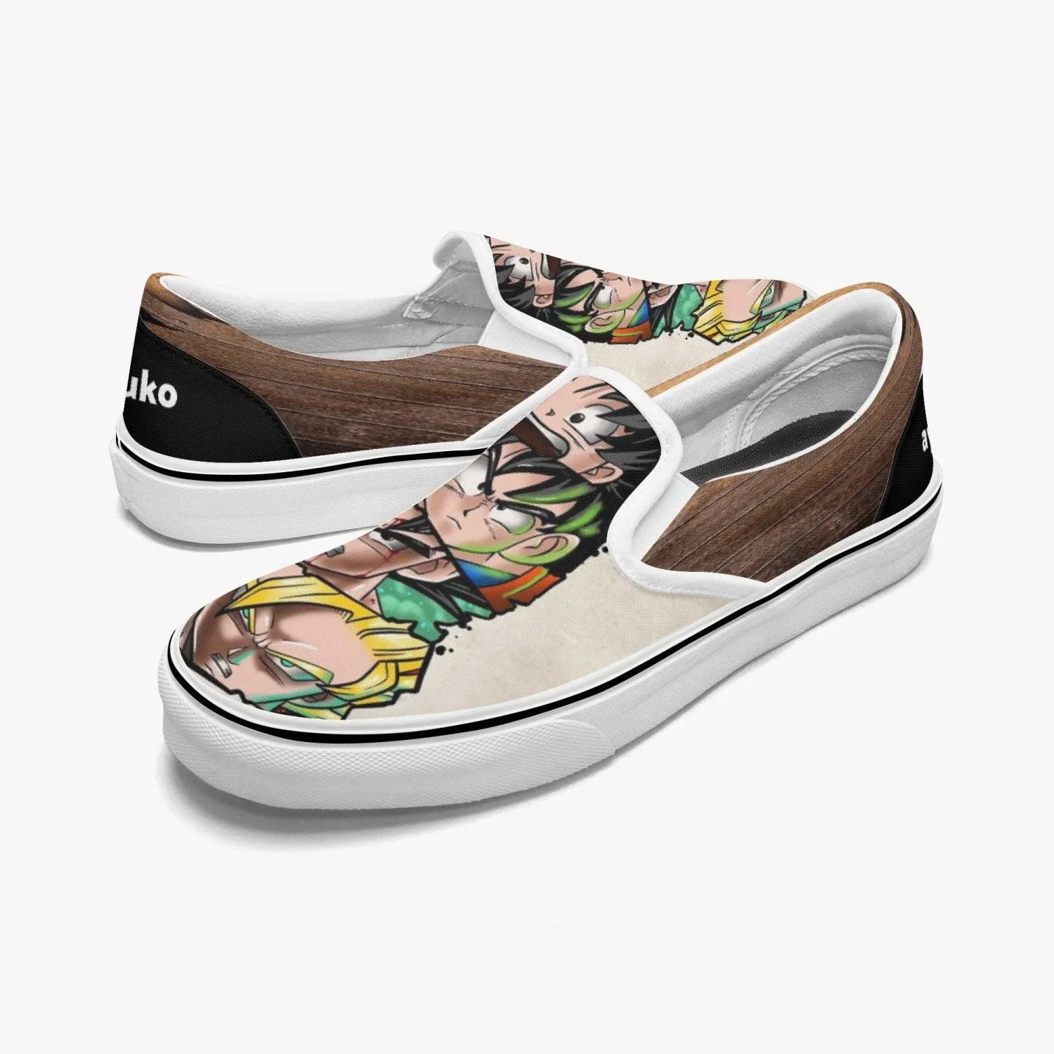 Dragon Ball Z Team Slip Ons Anime Shoes