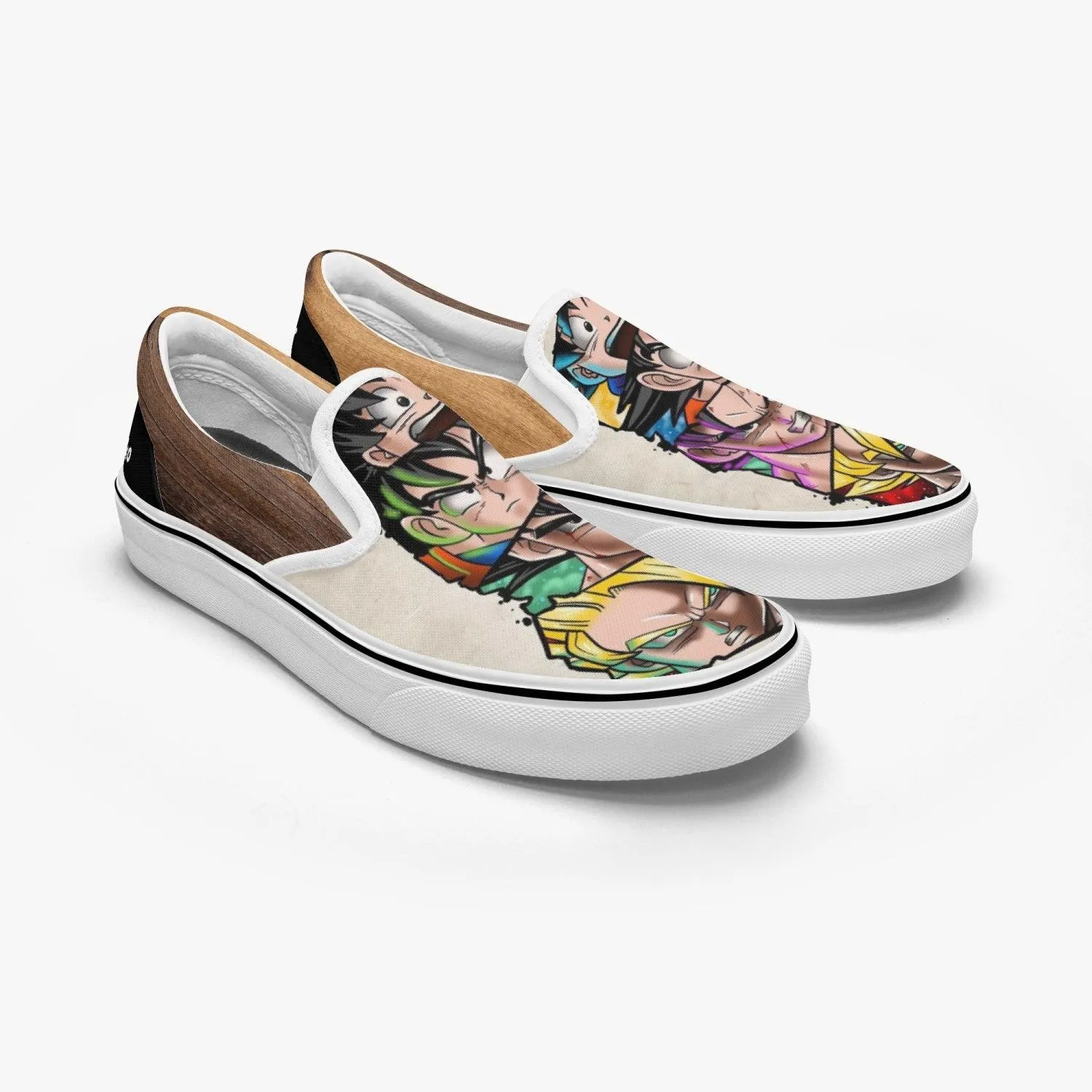 Dragon Ball Z Team Slip Ons Anime Shoes