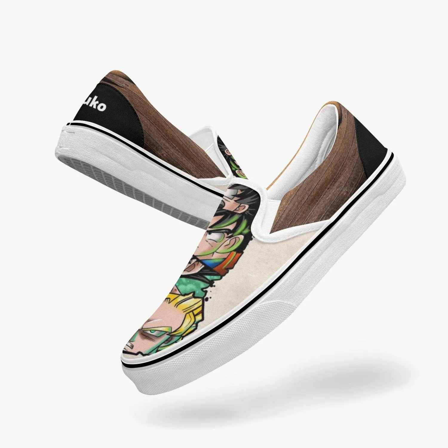 Dragon Ball Z Team Slip Ons Anime Shoes