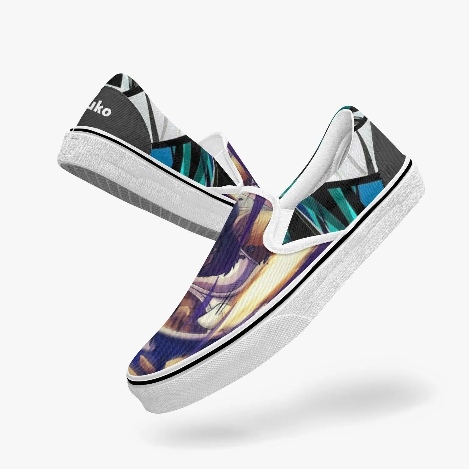 Dragon Ball Z Vegeta Great Ape Slip Ons Anime Shoes