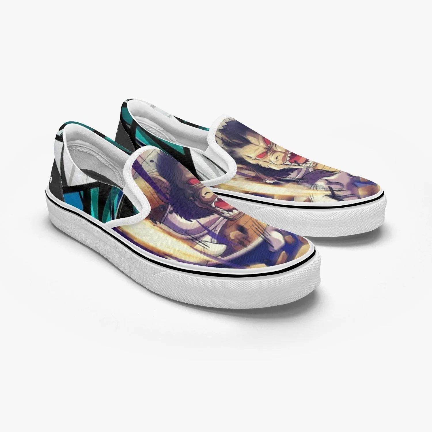 Dragon Ball Z Vegeta Great Ape Slip Ons Anime Shoes