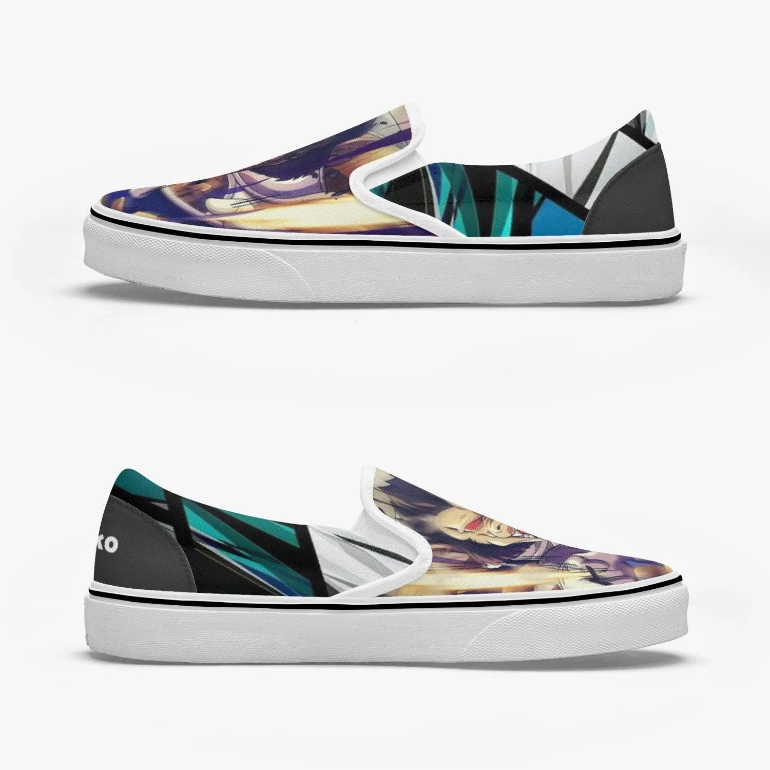 Dragon Ball Z Vegeta Great Ape Slip Ons Anime Shoes