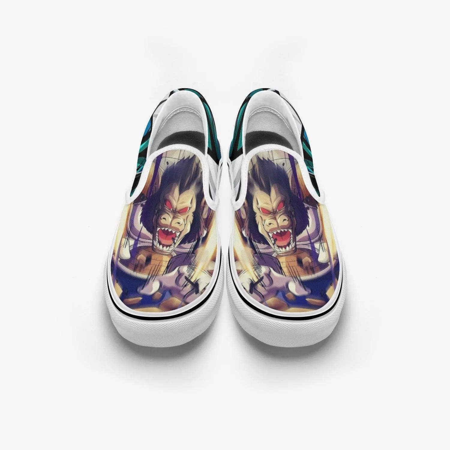 Dragon Ball Z Vegeta Great Ape Slip Ons Anime Shoes