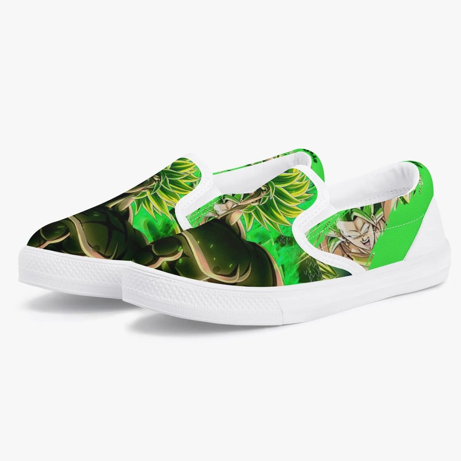 Dragonball Z Broly Kids Slipons Anime Shoes