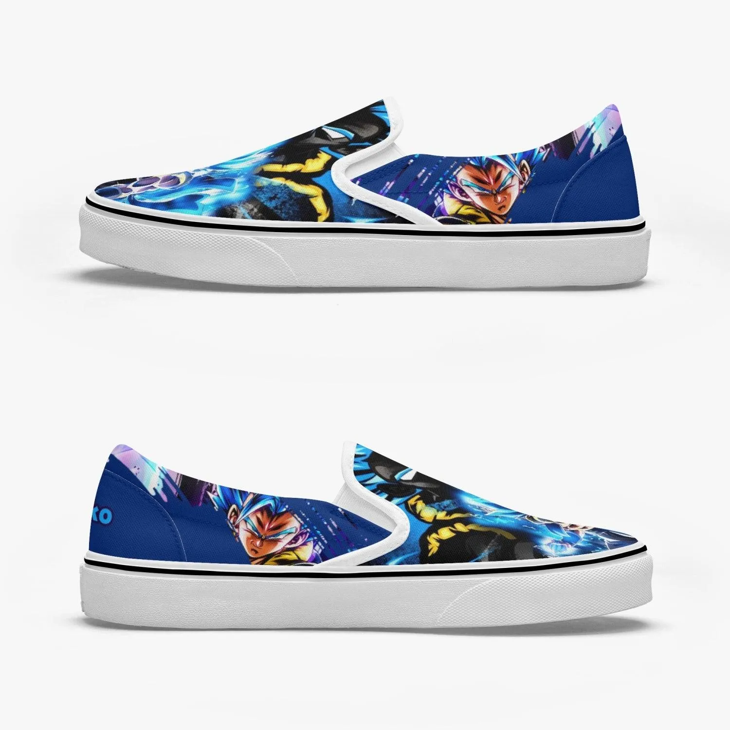 Dragonball Z Gogeta Slip Ons Anime Shoes