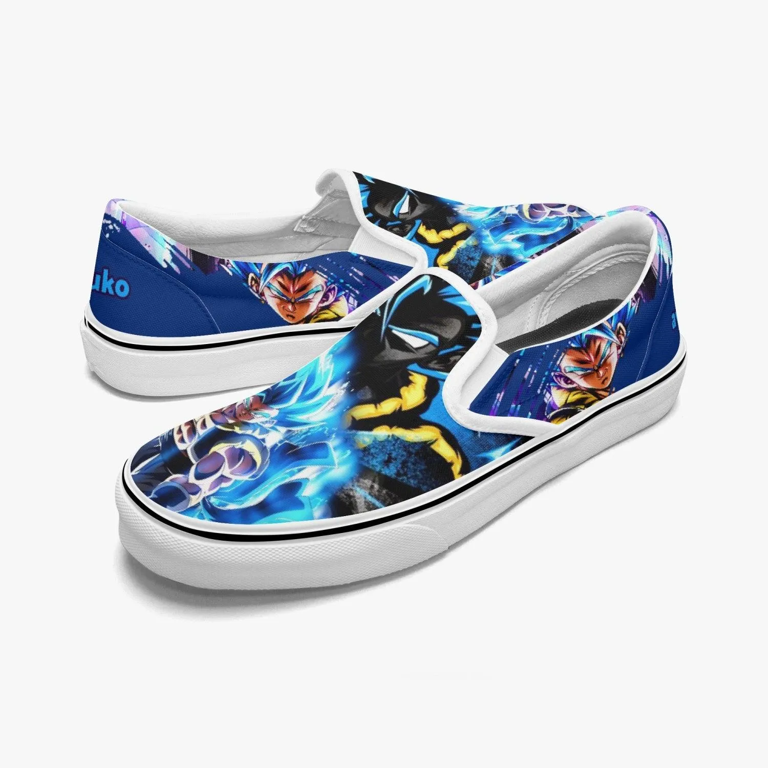 Dragonball Z Gogeta Slip Ons Anime Shoes