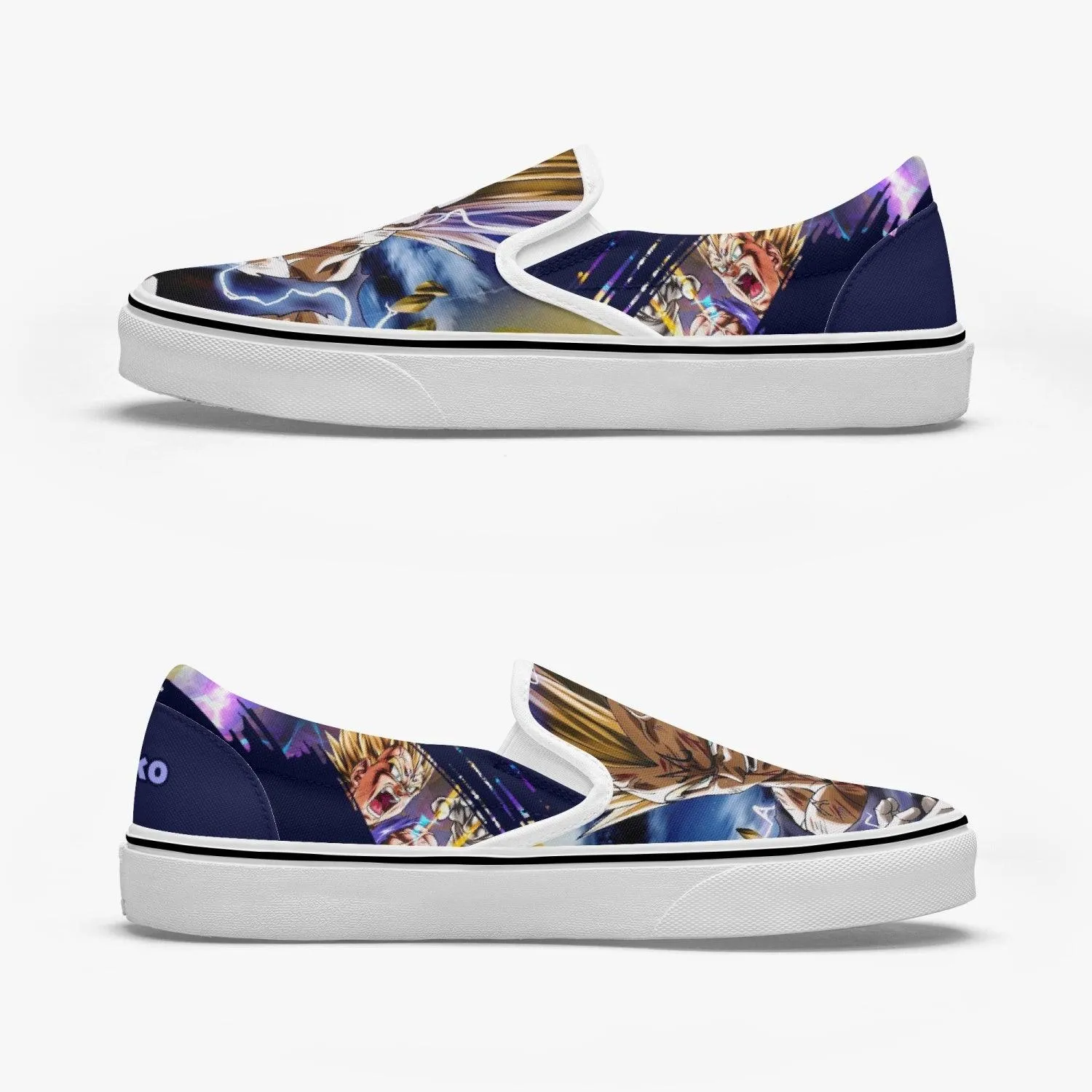 Dragonball Z Majim Vegeta Slip Ons Anime Shoes
