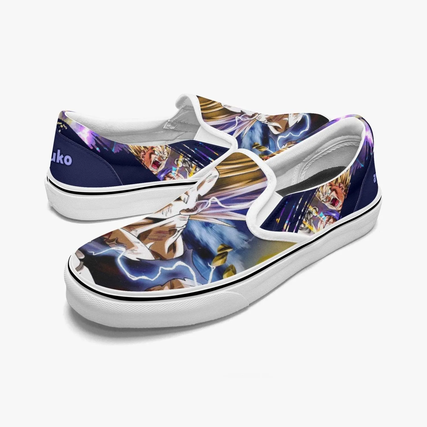 Dragonball Z Majim Vegeta Slip Ons Anime Shoes