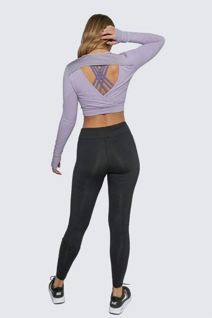 EASY BREEZY LONG SLEEVE PURPLE