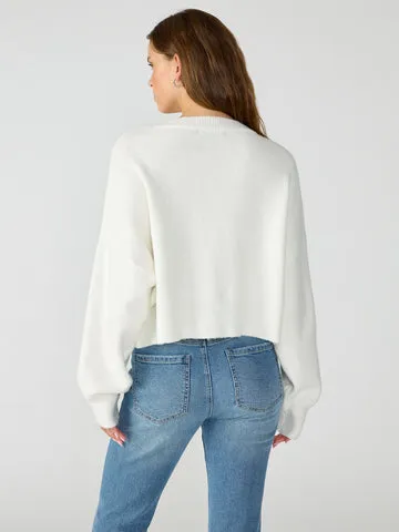 Easy Breezy V Neck in Milk