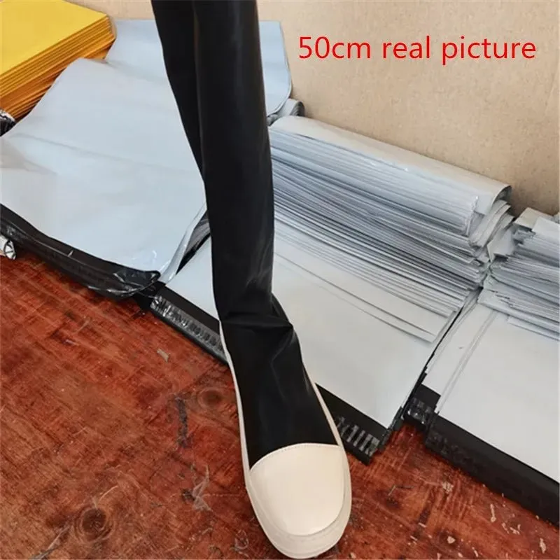 Elegant Black Over-the-Knee Women's Boots – Chic & Comfortable Style
