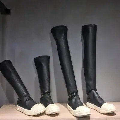 Elegant Black Over-the-Knee Women's Boots – Chic & Comfortable Style