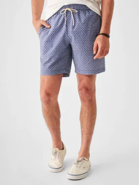 Faherty Men's Beacon Trunk in Fishscale Batik