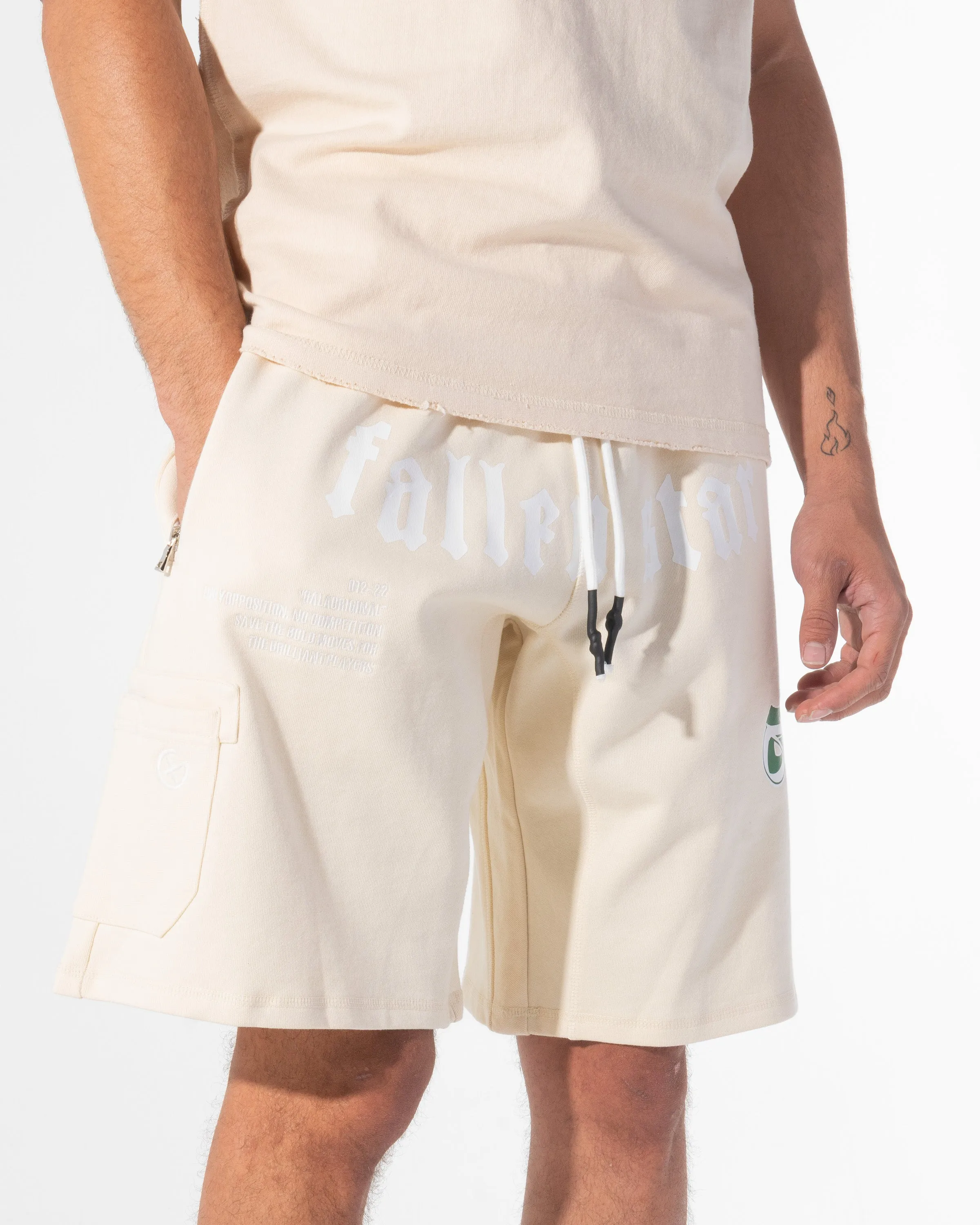 FALLEN STAR SHORTS (IVORY)