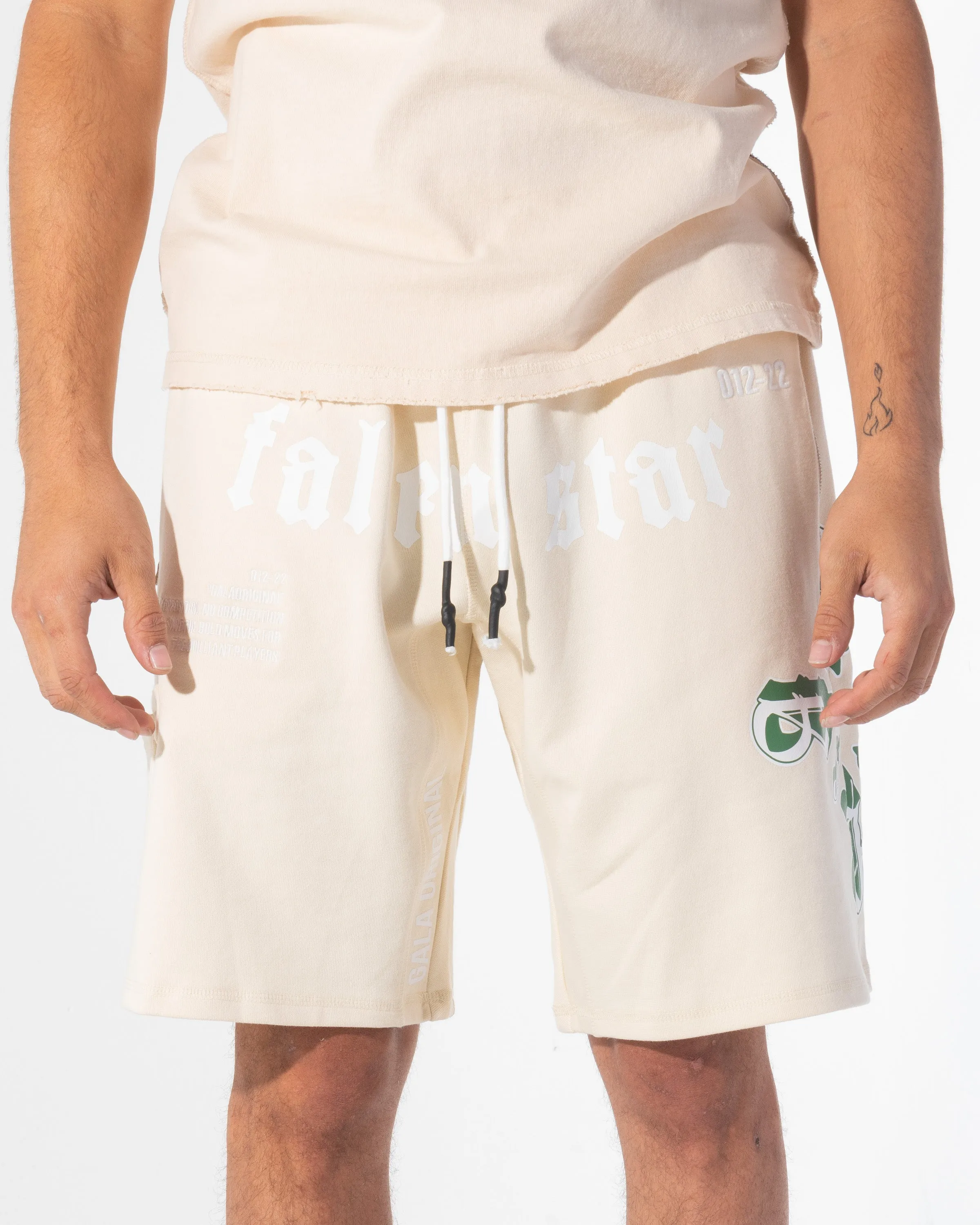 FALLEN STAR SHORTS (IVORY)