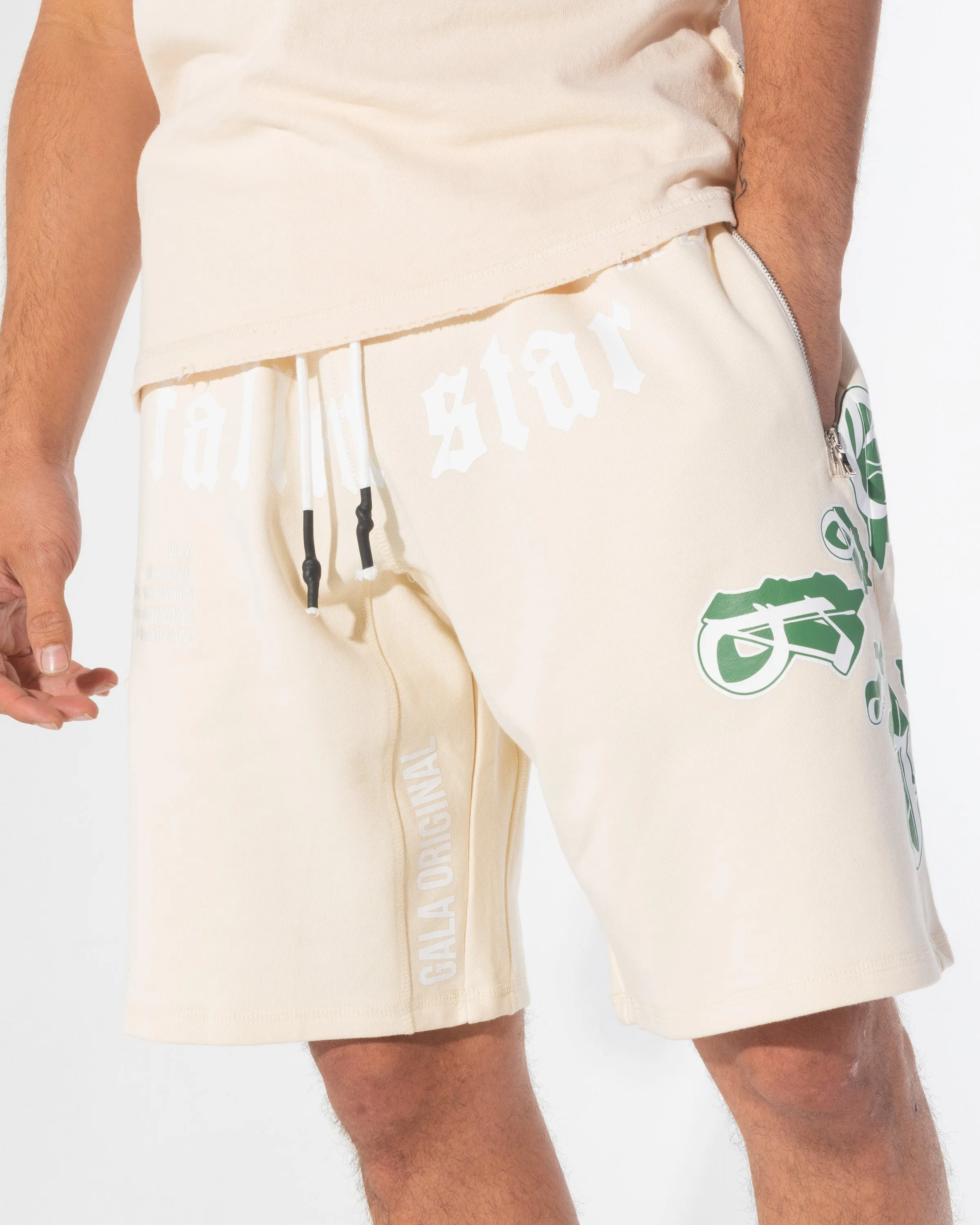 FALLEN STAR SHORTS (IVORY)