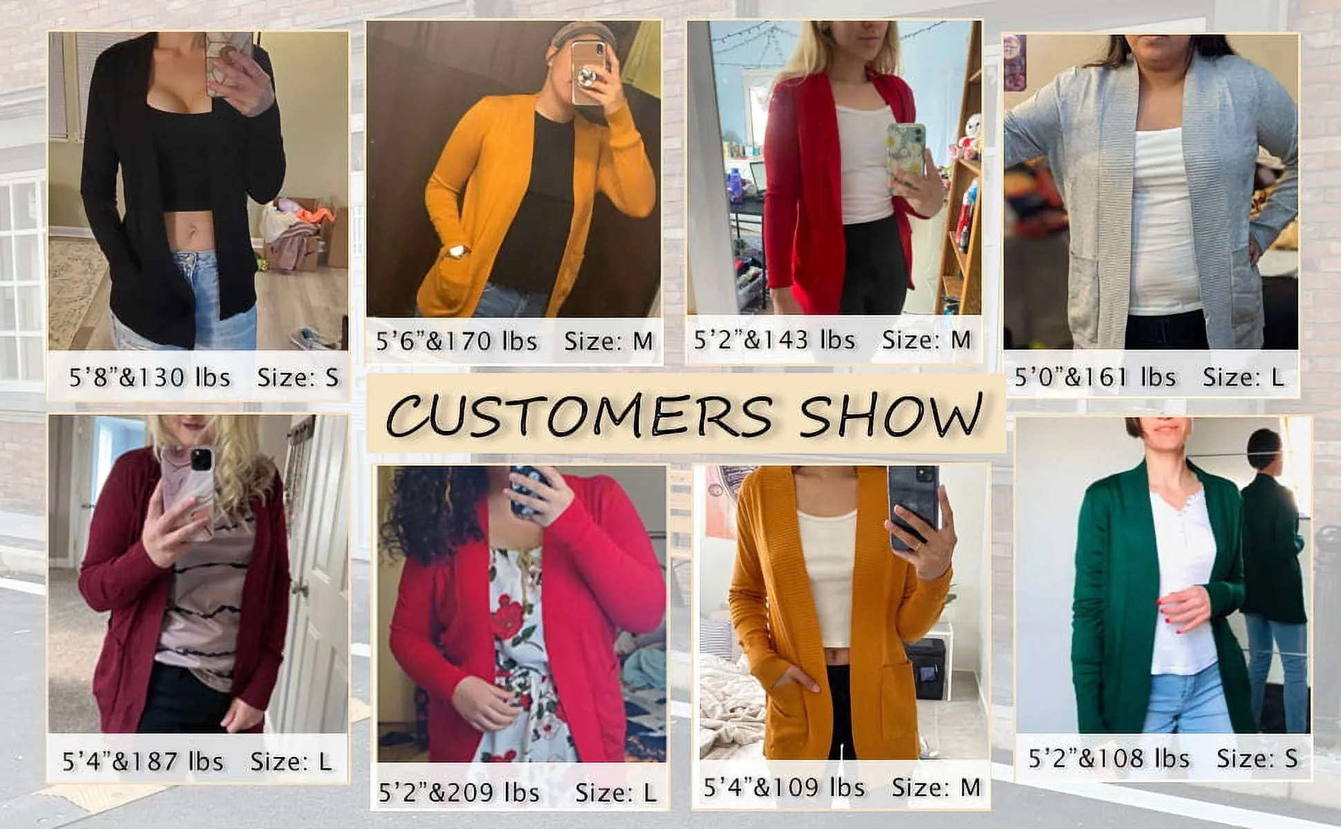 FOLUNSI Women's Cardigan Casual Lightweight Knit Cardigan Sweaters of Female s-2x