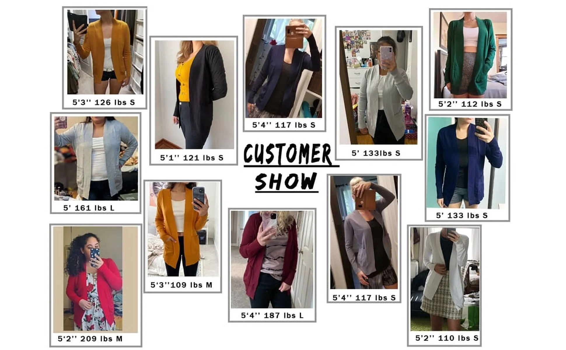 FOLUNSI Women's Cardigan Casual Lightweight Knit Cardigan Sweaters of Female s-2x