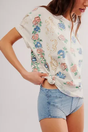 Free People Nina Boheme Printed Tee - Final Sale 25% off in cart