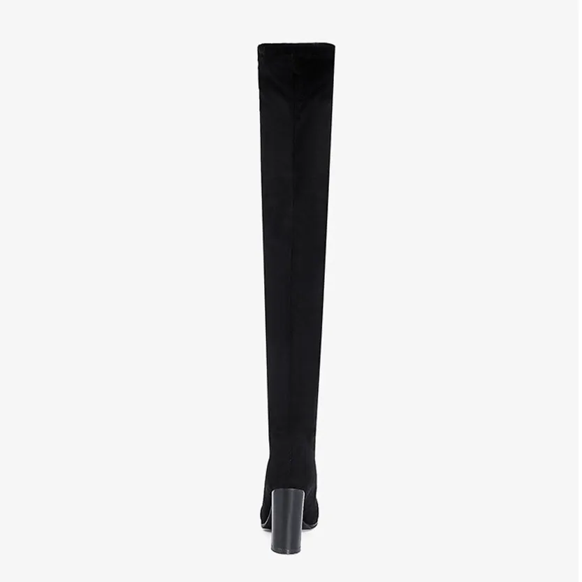 Funki Buys | Boots | Women's Over Knee High Block Heel Boots