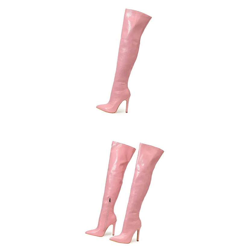 Funki Buys | Boots | Women's Over-the-Knee High Stiletto Boots