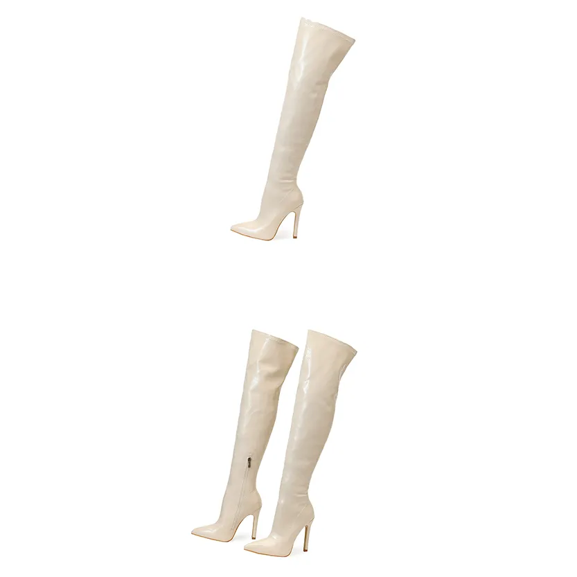 Funki Buys | Boots | Women's Over-the-Knee High Stiletto Boots