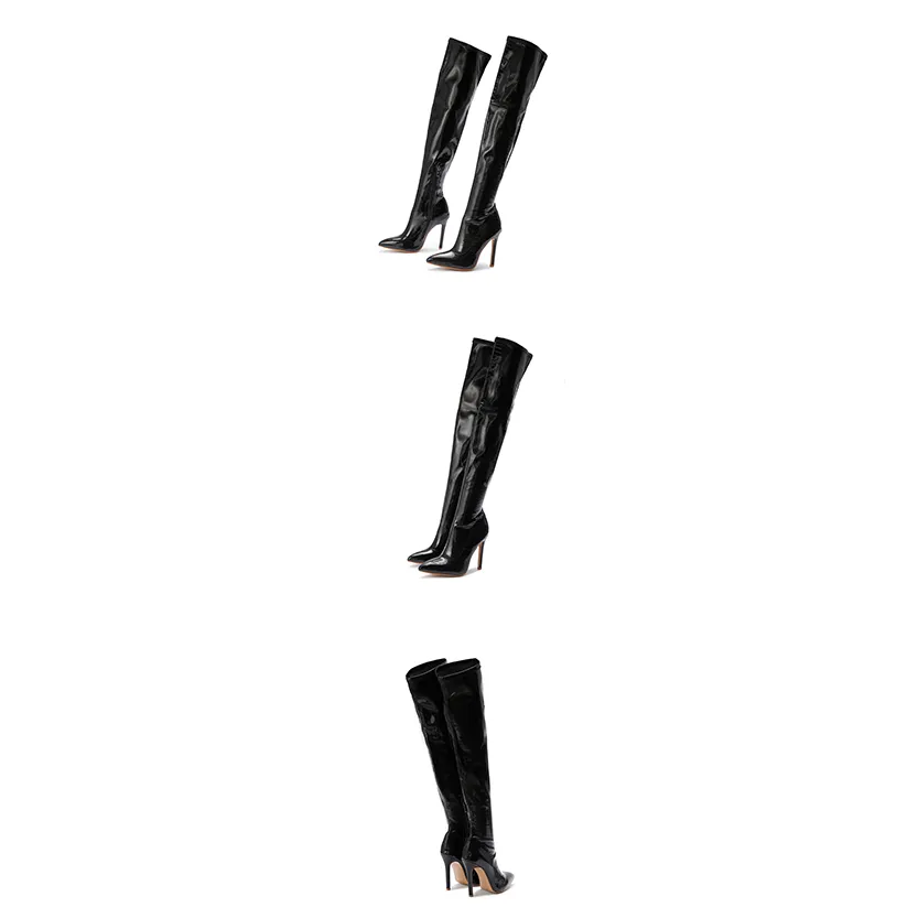 Funki Buys | Boots | Women's Over-the-Knee High Stiletto Boots
