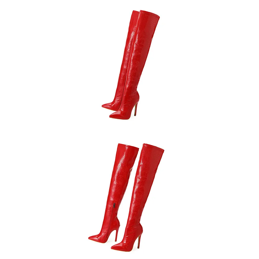 Funki Buys | Boots | Women's Over-the-Knee High Stiletto Boots