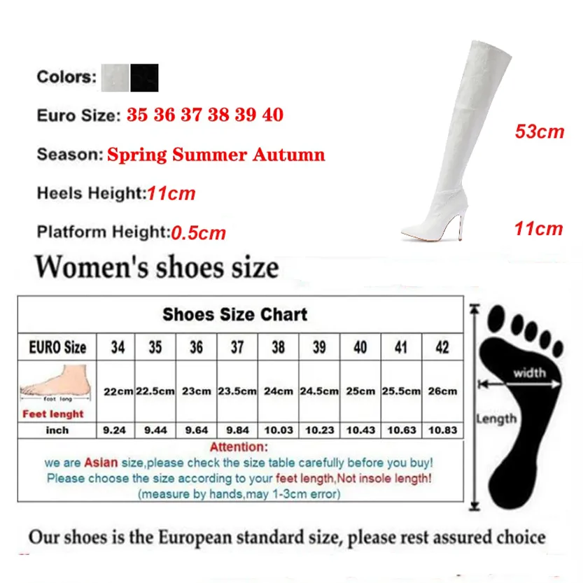 Funki Buys | Boots | Women's Over-the-Knee High Stiletto Boots