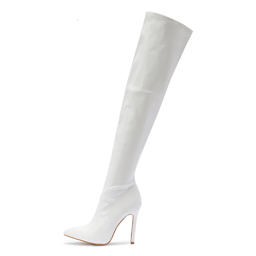 Funki Buys | Boots | Women's Over-the-Knee High Stiletto Boots