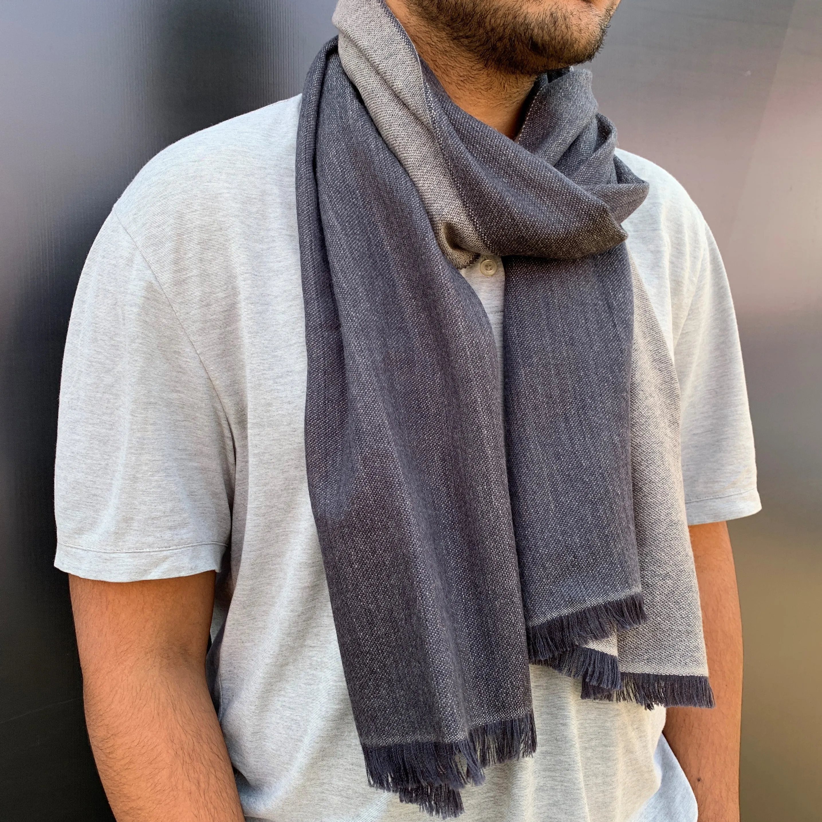 Grey reversible Muffler