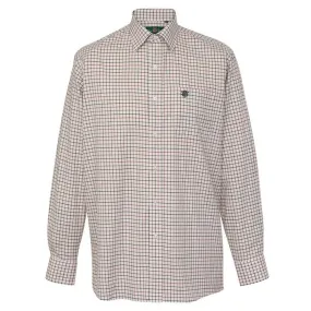 Ilkley Children's Check Country Shirt in Red Check