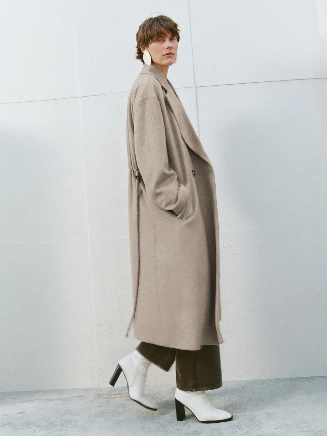 Ingrid Belted Maxi Coats