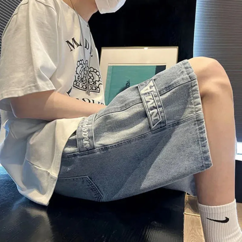Jake - Men's Loose Fit Denim Shorts