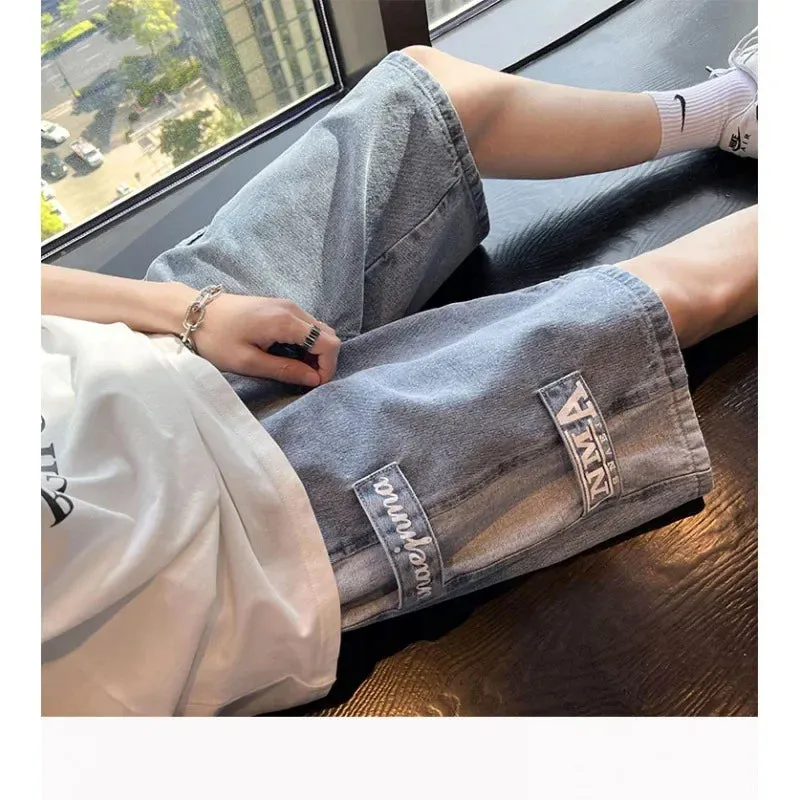 Jake - Men's Loose Fit Denim Shorts