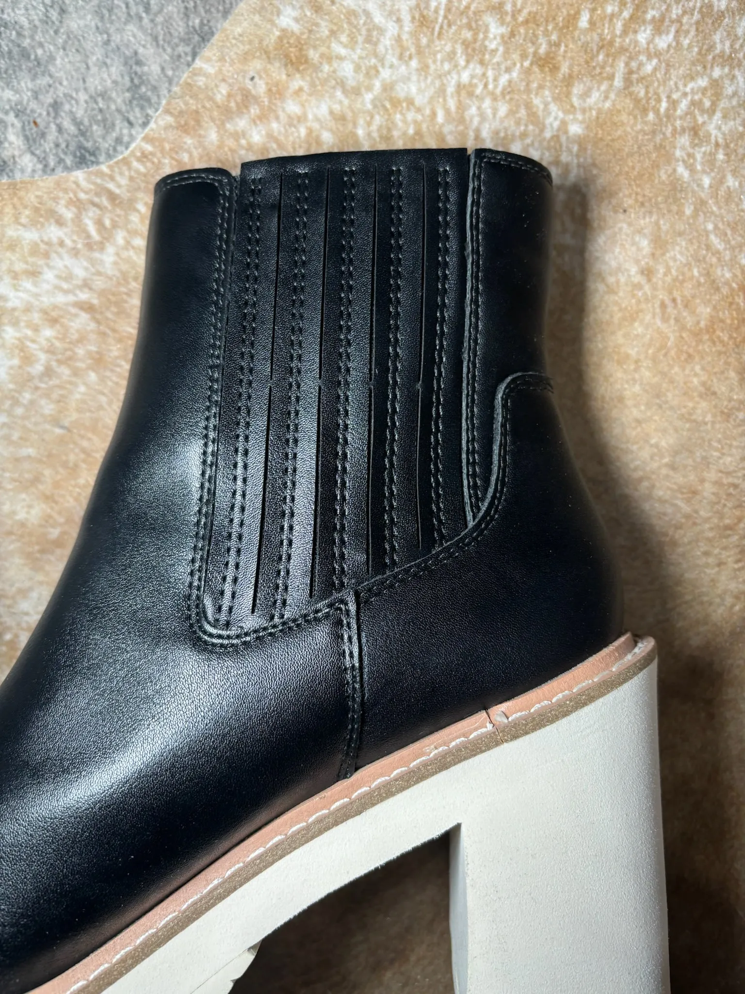 Jess chunky heel ankle booties