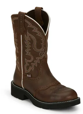 Justin Women's Inji 11 Inch Western Boot Aged Bark