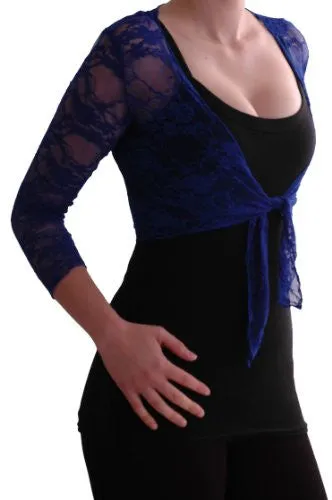 Karina Lace Tie Front Shrugs