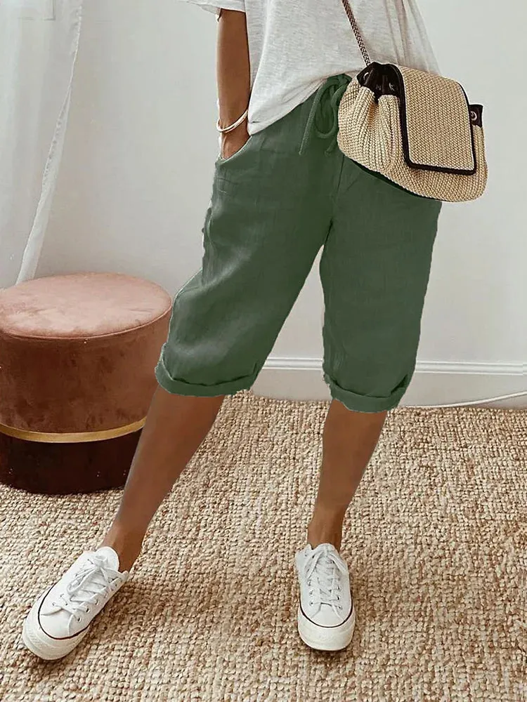 KELLY™ - COMFORTABLE SHORTS WITH ROLLED HEMS