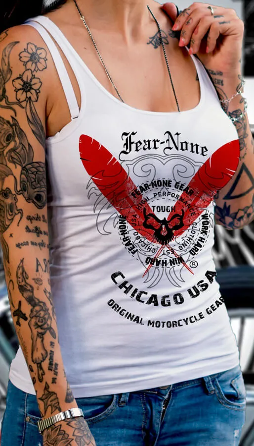 Ladies Red-Winged Fierce Tank Rider