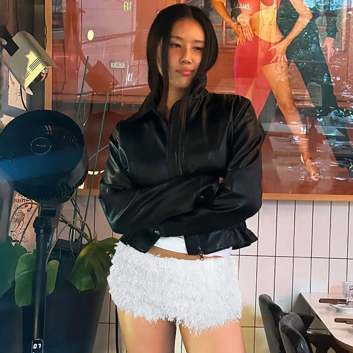 Lettie Feather Shorts