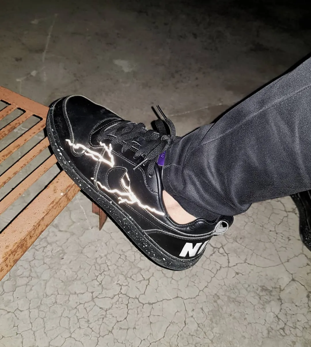 Lightning Black Custom Nike Court Borough