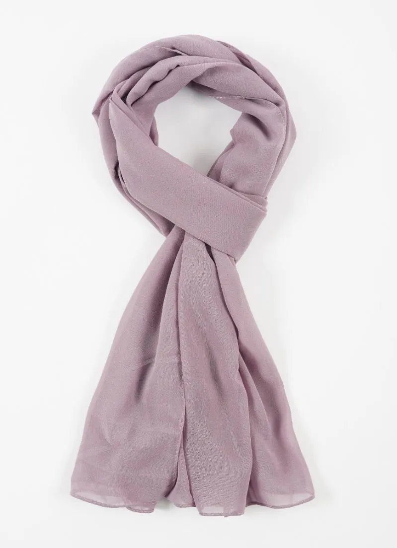 Lilac Georgette Soft scarf
