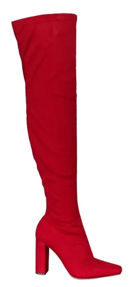 Liliana Bulgari-1 Thigh High Over Knee Stretchy Boots