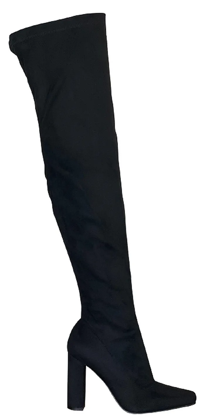 Liliana Bulgari-1 Thigh High Over Knee Stretchy Boots