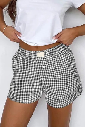Looser Plaid Checked Boxer Short