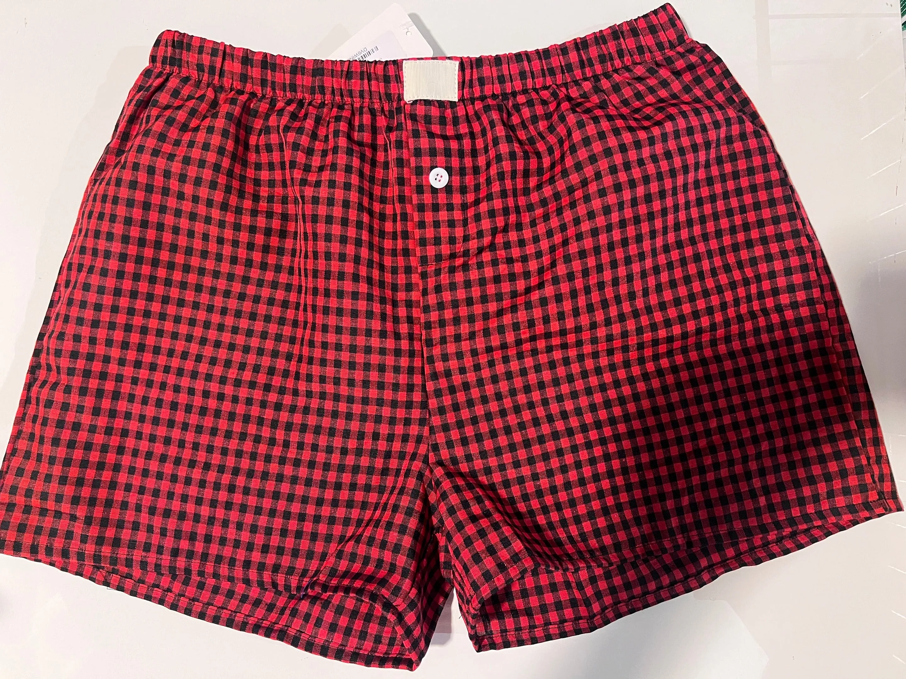 Looser Plaid Checked Boxer Short